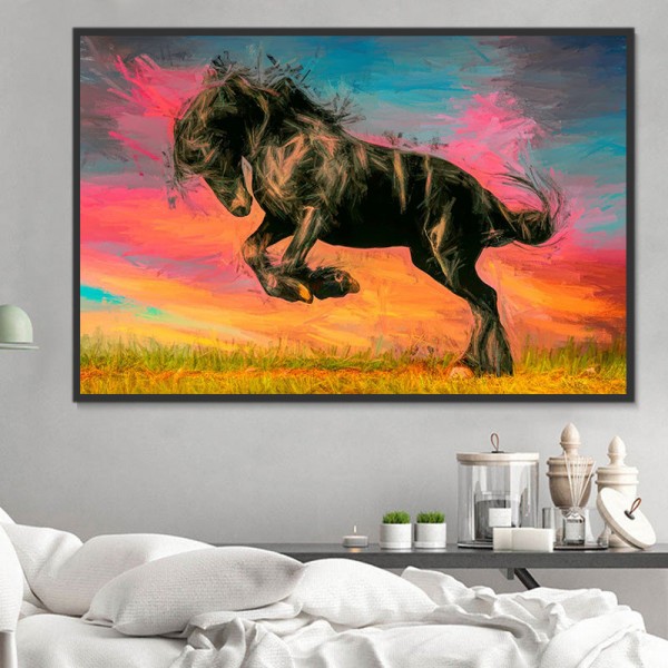 Cavallo 5d Diy Kit Diamond Painting Pittura Di Diamante NO1997