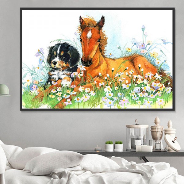 Cavallo 5d Diy Kit Diamond Painting Pittura Di Diamante NO1988