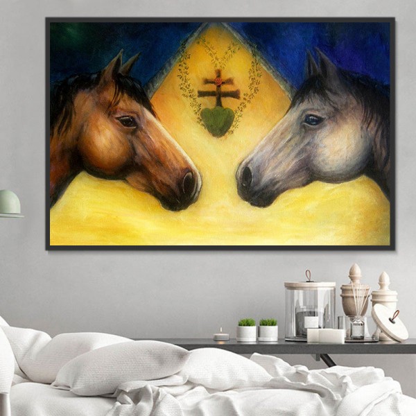 Cavallo 5d Diy Kit Diamond Painting Pittura Di Diamante NO1987