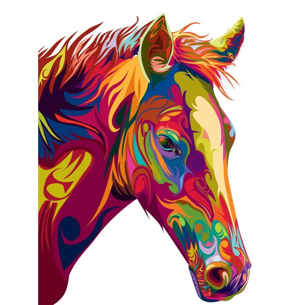 Cavallo 5d Diy Kit Diamond Painting Pittura Di Diamante NO1964