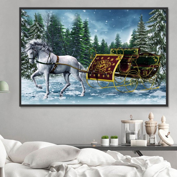 Cavallo 5d Diy Kit Diamond Painting Pittura Di Diamante NO1954