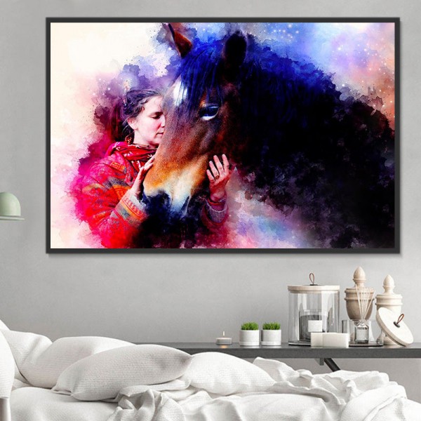 Cavallo 5d Diy Kit Diamond Painting Pittura Di Diamante NO1934