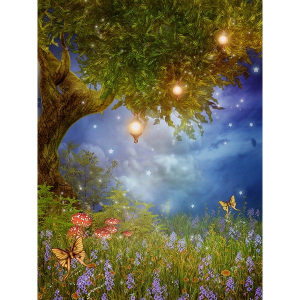 Paese Delle Fate 5d Diy Kit Diamond Painting Pittura Di Diamante NO1919