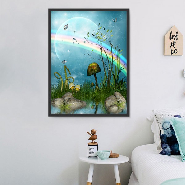 Paese Delle Fate 5d Diy Kit Diamond Painting Pittura Di Diamante NO1909