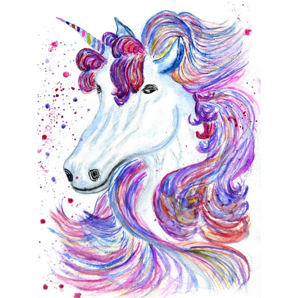 Unicorno 5d Diy Kit Diamond Painting Pittura Di Diamante NO1887