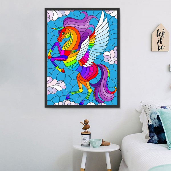 Unicorno 5d Diy Kit Diamond Painting Pittura Di Diamante NO1881