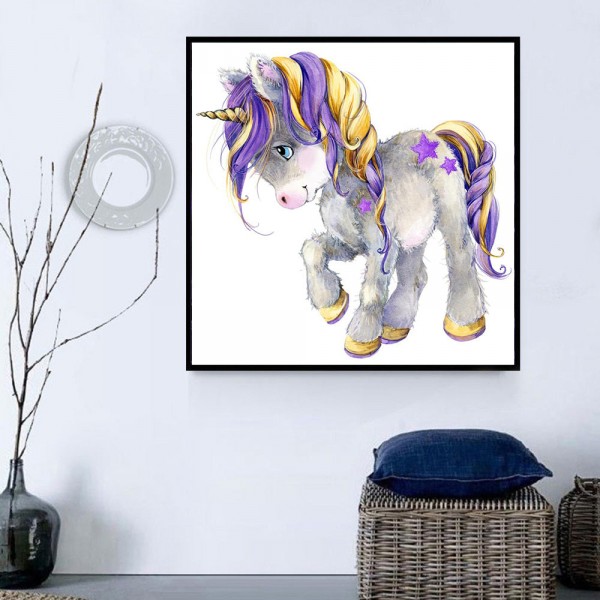 Unicorno 5d Diy Kit Diamond Painting Pittura Di Diamante NO1876