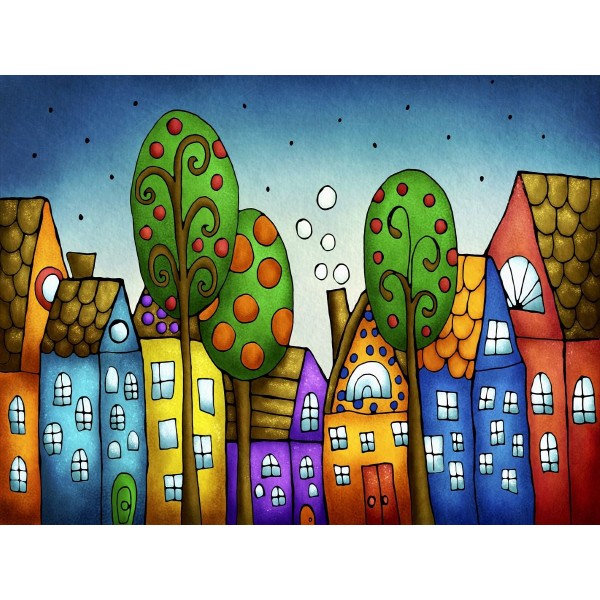 Diamond Painting Kit Motocicletta 30x40cm - Pittura Diamanti 3D 5D Fai Da Te