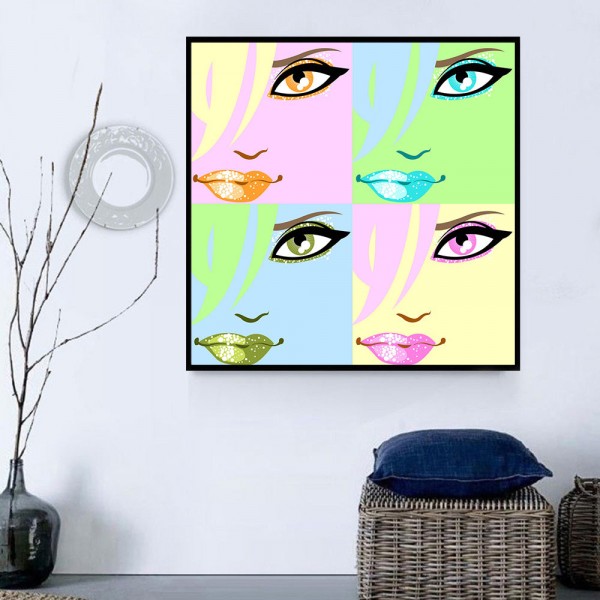 Moderno 5d Diy Kit Diamond Painting Pittura Di Diamante NO1800