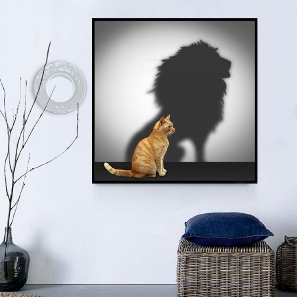 Gatto 5d Diy Kit Diamond Painting Pittura Di Diamante NO1641