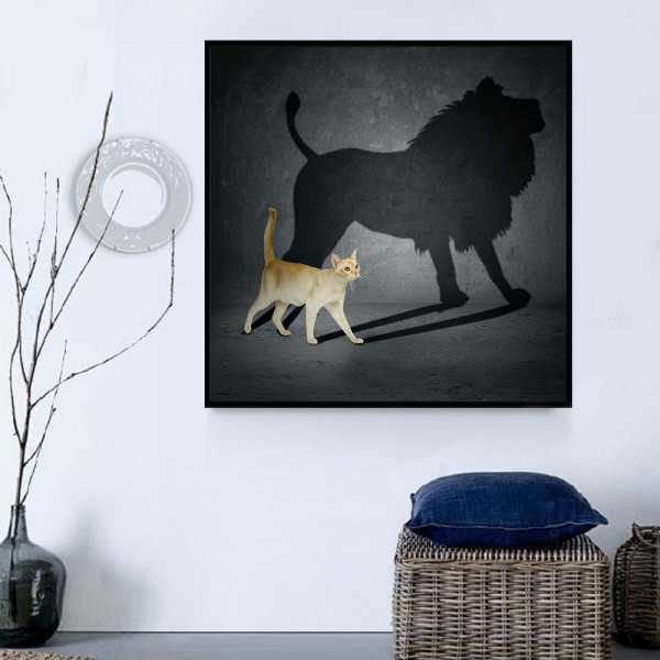 Gatto 5d Diy Kit Diamond Painting Pittura Di Diamante NO1637