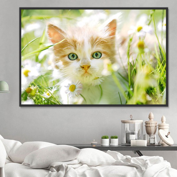 Gatto 5d Diy Kit Diamond Painting Pittura Di Diamante NO1626