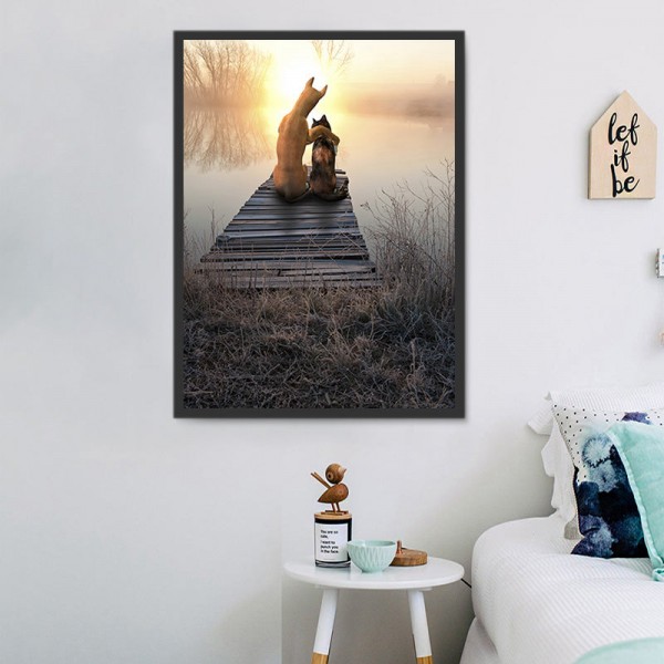 Gatto 5d Diy Kit Diamond Painting Pittura Di Diamante NO1624