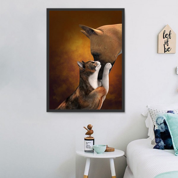 Gatto 5d Diy Kit Diamond Painting Pittura Di Diamante NO1623