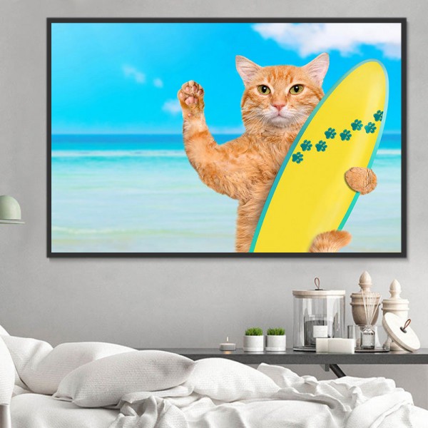 Gatto 5d Diy Kit Diamond Painting Pittura Di Diamante NO1616