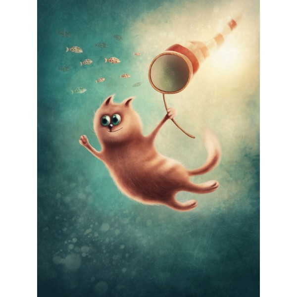 Gatto 5d Diy Kit Diamond Painting Pittura Di Diamante NO1614