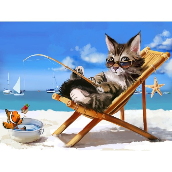 Gatto 5d Diy Kit Diamond Painting Pittura Di Diamante NO1610