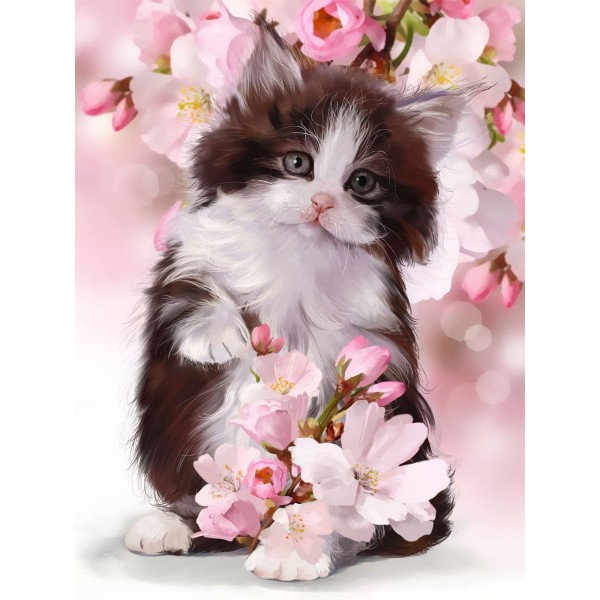 Gatto 5d Diy Kit Diamond Painting Pittura Di Diamante NO1609