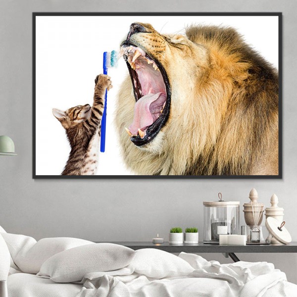 Gatto 5d Diy Kit Diamond Painting Pittura Di Diamante NO1606