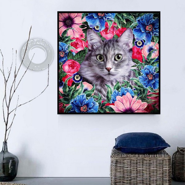 Gatto 5d Diy Kit Diamond Painting Pittura Di Diamante NO1599
