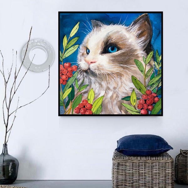 Gatto 5d Diy Kit Diamond Painting Pittura Di Diamante NO1597