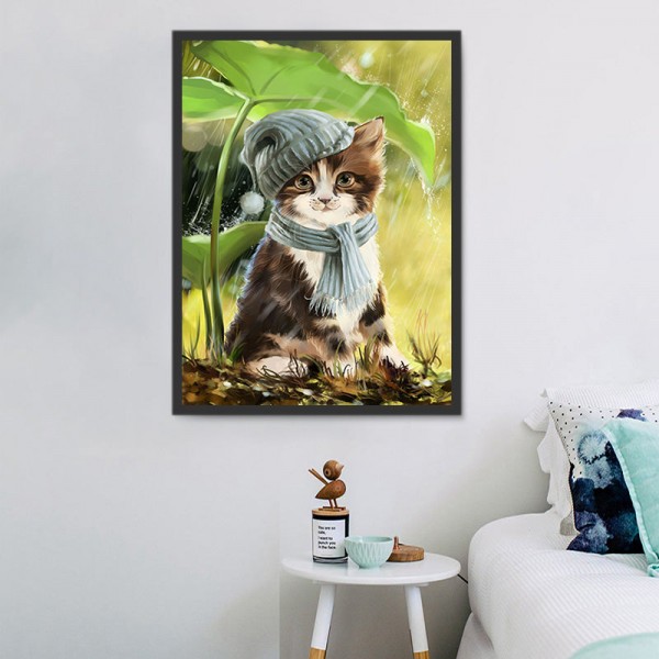 Gatto 5d Diy Kit Diamond Painting Pittura Di Diamante NO1594