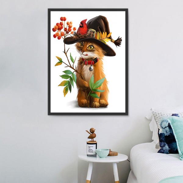 Gatto 5d Diy Kit Diamond Painting Pittura Di Diamante NO1591