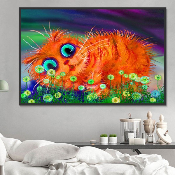 Gatto 5d Diy Kit Diamond Painting Pittura Di Diamante NO1590