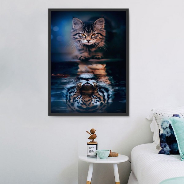 Gatto 5d Diy Kit Diamond Painting Pittura Di Diamante NO1584