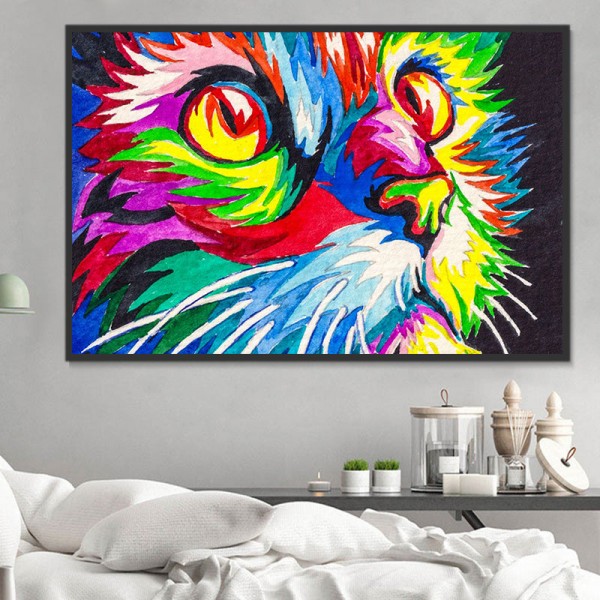 Gatto 5d Diy Kit Diamond Painting Pittura Di Diamante NO1582