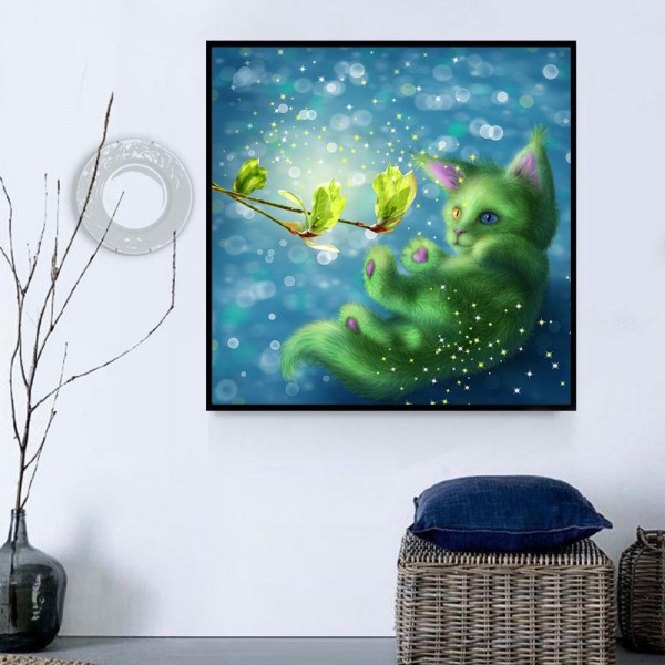 Gatto 5d Diy Kit Diamond Painting Pittura Di Diamante NO1577