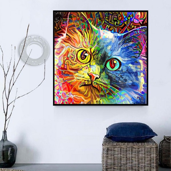 Gatto 5d Diy Kit Diamond Painting Pittura Di Diamante NO1574