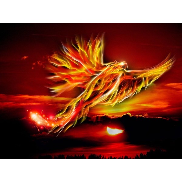 Fenice 5d Diy Kit Diamond Painting Pittura Di Diamante NO1568