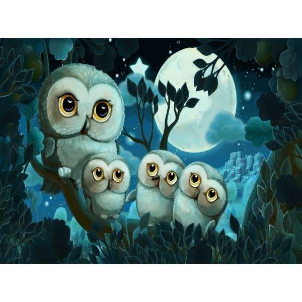 Gufo 5d Diy Kit Diamond Painting Pittura Di Diamante NO1545
