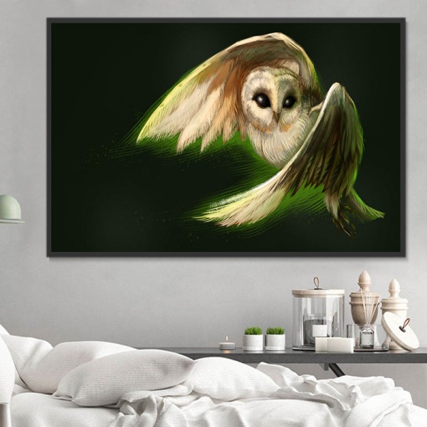 Gufo 5d Diy Kit Diamond Painting Pittura Di Diamante NO1543