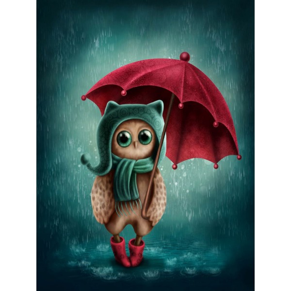 Gufo 5d Diy Kit Diamond Painting Pittura Di Diamante NO1532