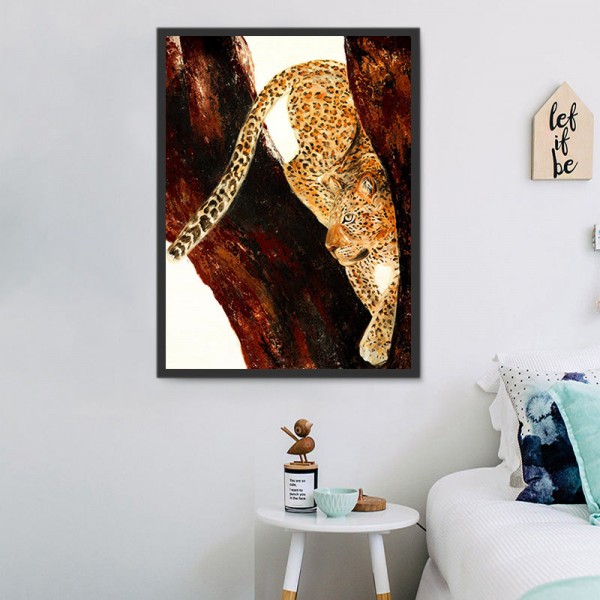 Leopardo 5d Diy Kit Diamond Painting Pittura Di Diamante NO1485