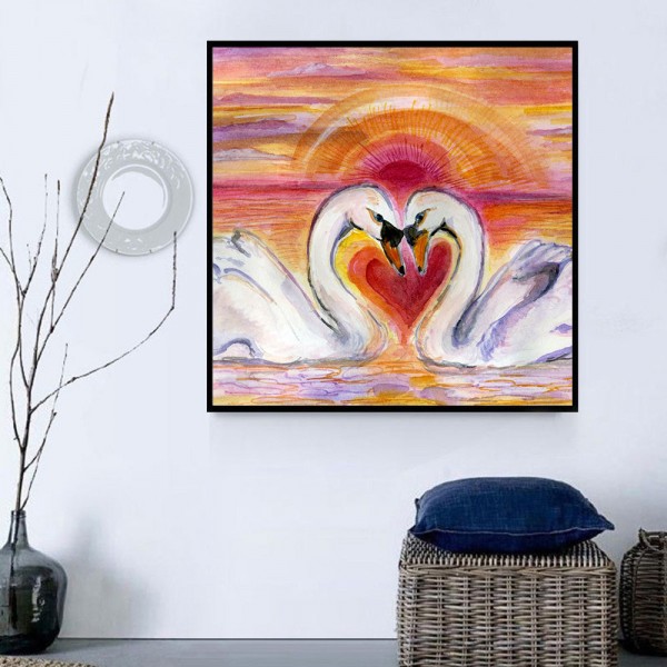 Cigno 5d Diy Kit Diamond Painting Pittura Di Diamante NO1484