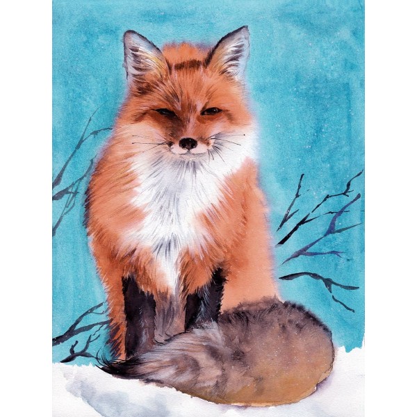 Volpe 5d Diy Kit Diamond Painting Pittura Di Diamante NO1457