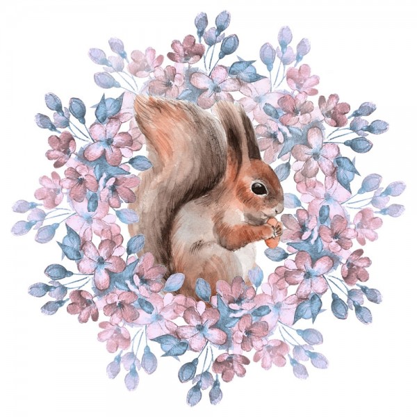 Scoiattolo 5d Diy Kit Diamond Painting Pittura Di Diamante NO1452