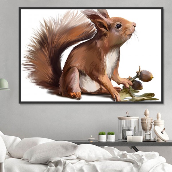 Scoiattolo 5d Diy Kit Diamond Painting Pittura Di Diamante NO1448