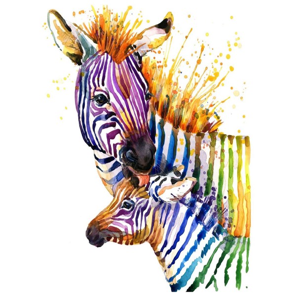 Zebra 5d Diy Kit Diamond Painting Pittura Di Diamante NO1412