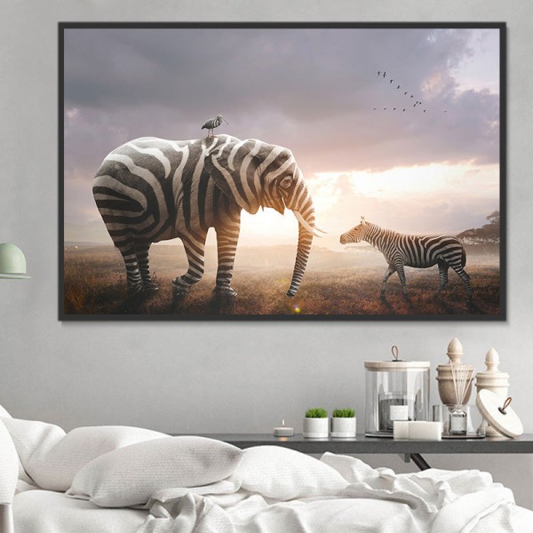 Zebra 5d Diy Kit Diamond Painting Pittura Di Diamante NO1409