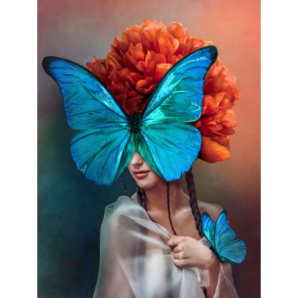 Ritratto 5d Diy Kit Diamond Painting Pittura Di Diamante NO1326