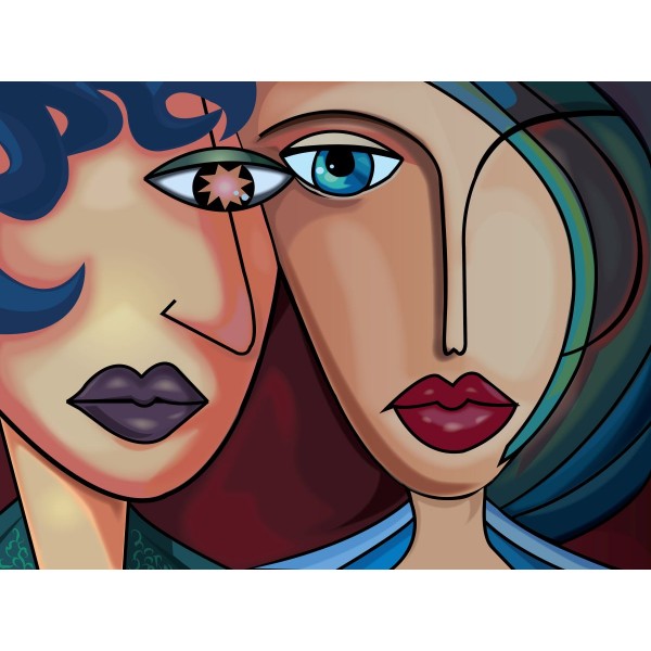 Ritratto 5d Diy Kit Diamond Painting Pittura Di Diamante NO1325