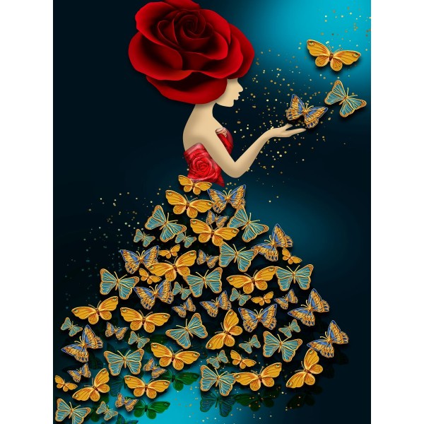 Ritratto 5d Diy Kit Diamond Painting Pittura Di Diamante NO1324