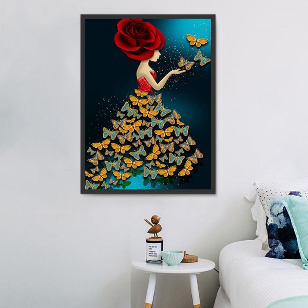 Ritratto 5d Diy Kit Diamond Painting Pittura Di Diamante NO1324