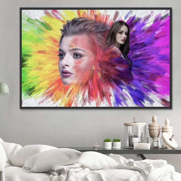 Ritratto 5d Diy Kit Diamond Painting Pittura Di Diamante NO1292