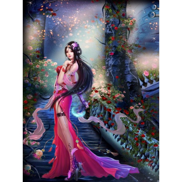 Ritratto 5d Diy Kit Diamond Painting Pittura Di Diamante NO1279