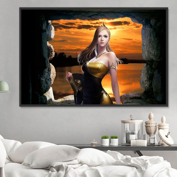 Ritratto 5d Diy Kit Diamond Painting Pittura Di Diamante NO1274